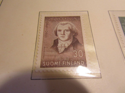 1960 johan gadolinin syntymästä 200 vuotta , postituore