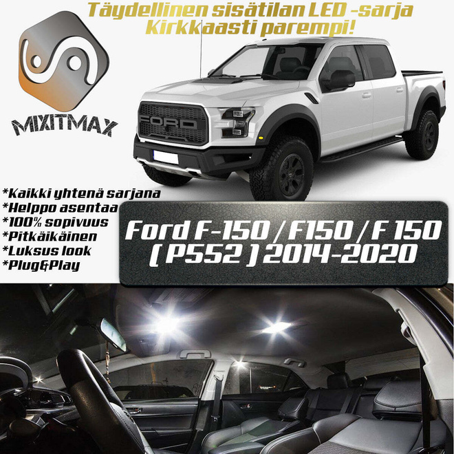 Ford F-150 (MK13) Sisätilan LED-sarja 17-osainen