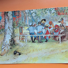 Carl Larsson: perhe ulkona aterialla, kulkenut 1989 - pikkukuva 1