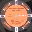 MAX ROACH - PERCUSSION BITTER SWEET - pikkukuva 2