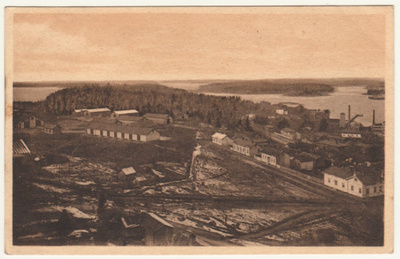 Lappeenranta näköala Saimaalle 1920-luku