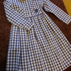 Ruudullinen Mekko / Ruutumekko puuvillaa - koko 126cm - pikkukuva 1