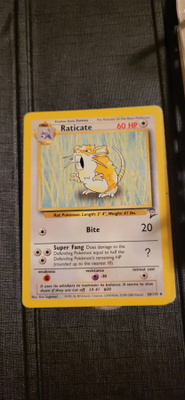 Raticate #58 Base Set 2 Uncommon Pokemon CCG card