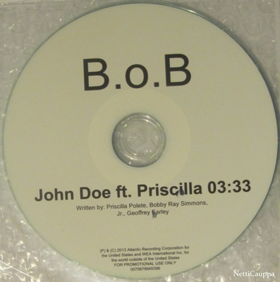 B.o.B • John Doe PROMO CDr-Single