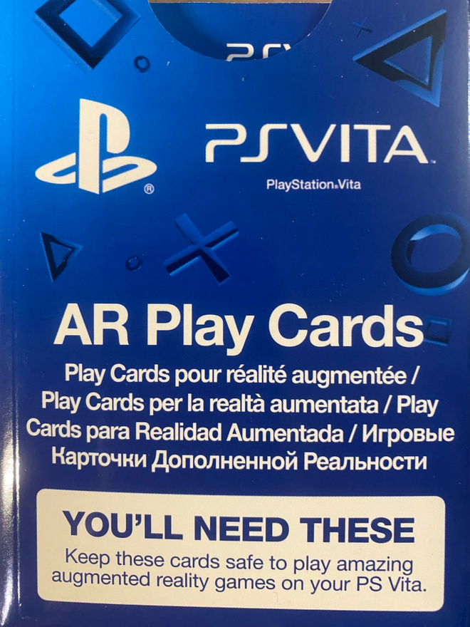 PlayStation PS Vita AR Play Cards 1-6