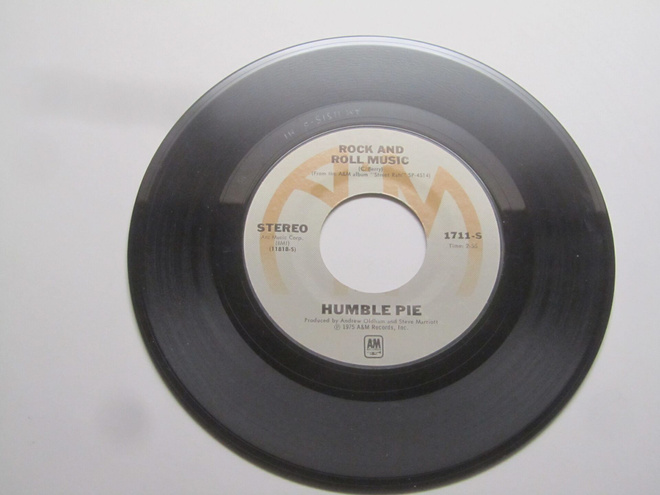 Humble Pie:Rock And Roll Music 7" single  1975