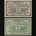 Saksa Notgeld 25, 50 Pfennig, Lieberose 1.10.1920 - pikkukuva 1
