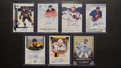 Jääkiekkokortteja Memorabilia - Autograph (NHL ja SM-liiga)