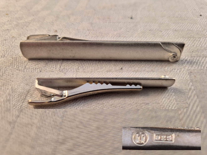 Hopeinen KK-solmionpidike, 62 mm, 7 mm, 13 g
