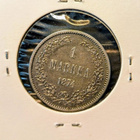 Suomi 1 mk1874 Aleksanteri III, hyväkuntoinen 8/8 sis.hopeaa - pikkukuva 2