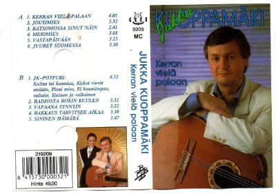 Jukka Kuoppamäki Kerran vielä palaan c-kasetti
