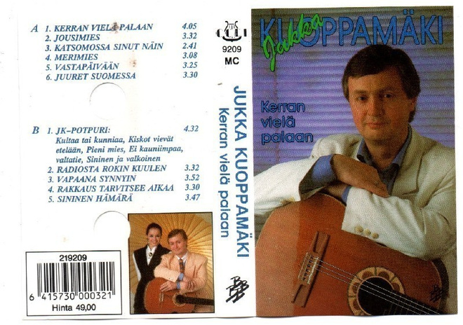 Jukka Kuoppamäki Kerran vielä palaan c-kasetti
