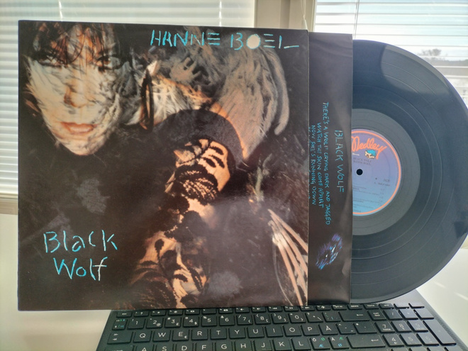 HANNA BOEL, Black wolf, LP -88 UPEA KUNTO !!