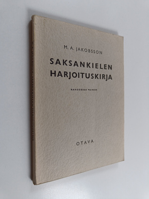 M. A. Jakobsson : Saksankielen harjoituskirja