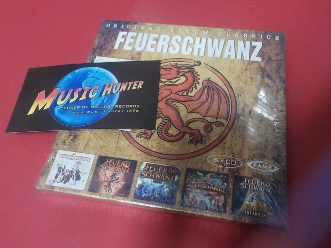 FEUERSCHWANZ ORIGINAL ALBUM CLASSICS UUSI 5CD