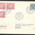 Ruotsi - Frivilliga skytte...100v FDC 1960 R (Fac. 513-514) - pikkukuva 1