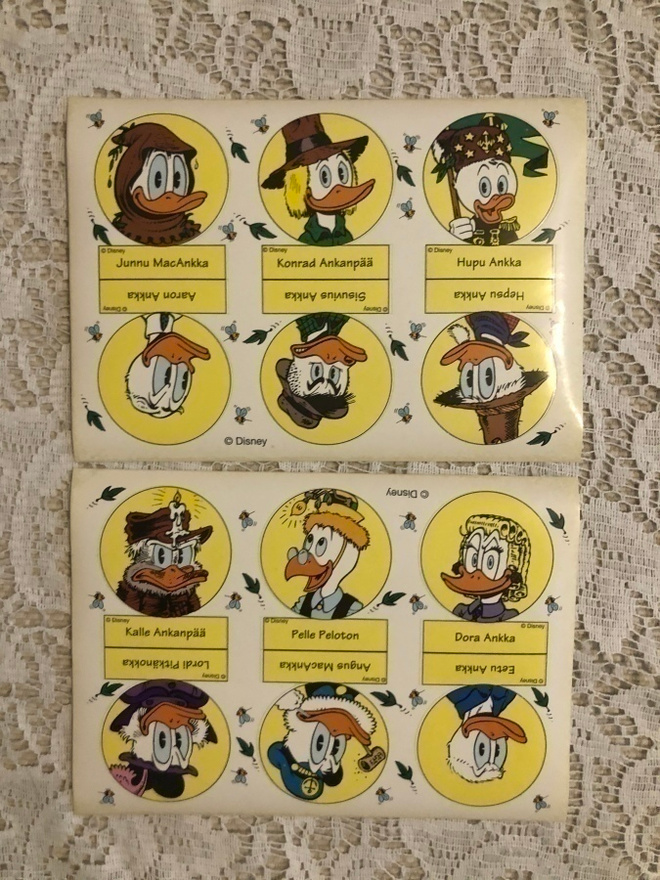 Don Rosa-tarrat. 2 arkkia.