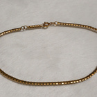 Vintage nilkkaketju Box Chain Gold double - pikkukuva 1