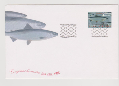 FDC 2000 Yleismerkkejä 2 lk-siika