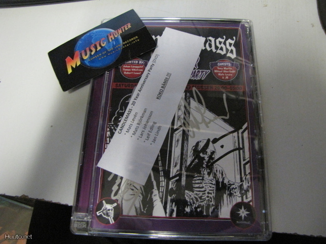 CANDLEMASS - 20 YEARS ANNIVERSARY PARTY DVD + NIMMAREILLA