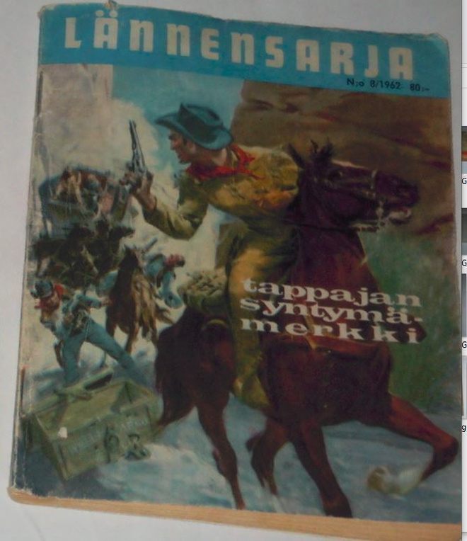 Lännensarja 8/1962 Tappajan syntymämerkki