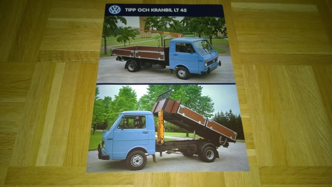 Esite Volkswagen LT 45, 1982, VW