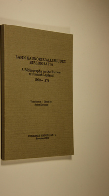 Salme (toim.) Korhonen : Lapin kaunokirjallisuuden biblio...