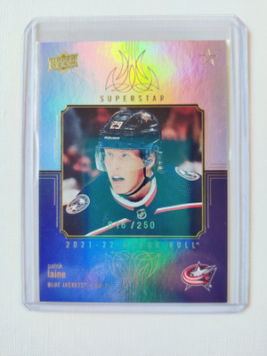 Patrik Laine - 21-22 UD Honor Roll Superstar Rainbow /250
