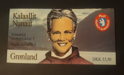 Grönlanti 1996 - Kuningatar Margareeta ja perhosia vihko  ++