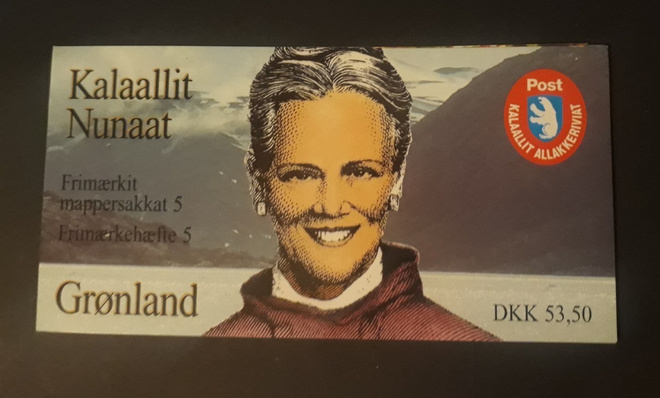 Grönlanti 1996 - Kuningatar Margareeta ja perhosia vihko  ++