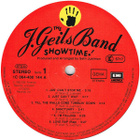 THE J.GEILS BAND  ::  SHOWTIME  ::  VINYYLI  LP      1982  ! - pikkukuva 3