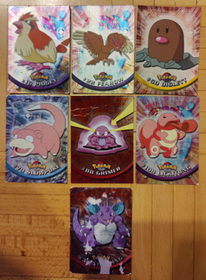 Pokemon TOPPS holoja