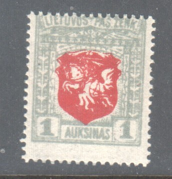 Liettua 1919 1 A vesileima 2 **