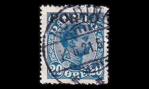 Tanska PORTO_5 o 20 öre Christian X (1921)