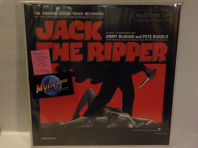 MCHUGH/RUGOLO - JACK THE RIPPER M-/M- SOUNDTRACK LP