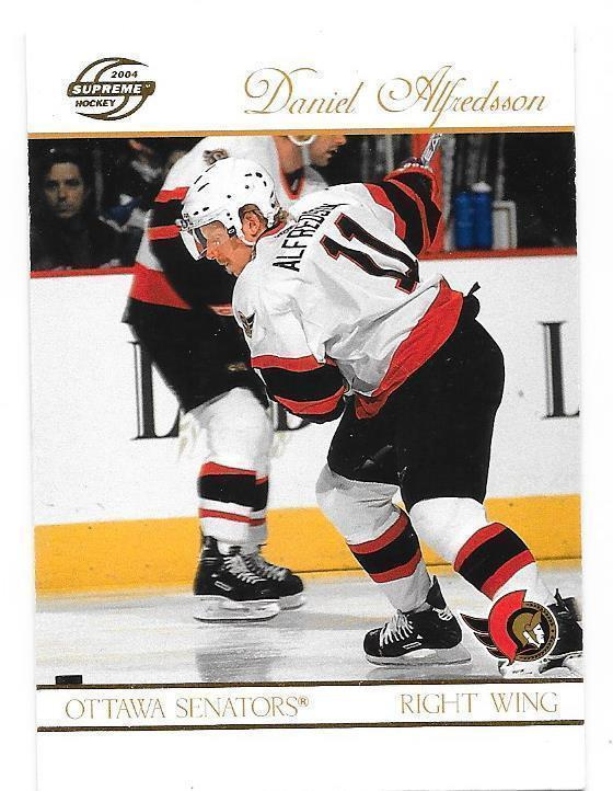 2003-04 Pacific Supreme #69 Daniel Alfredsson Ottawa Senator