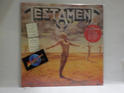 TESTAMENT - PRACTICE WHAT YOU PREACH EX+/EX+ LP + POSTERI
