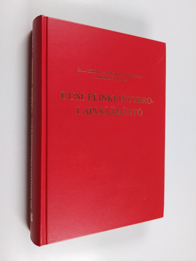 Olli Ikkala : Uusi elinkeinoverolainsäädäntö 1989