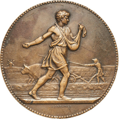 France Medal - Ministère de l’agriculture Bronze 59.63g UNC