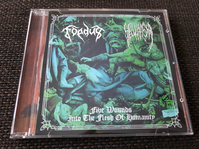 Foedus/Sieluhaaska ”Five Wounds Into The Flesh…” CD 2021