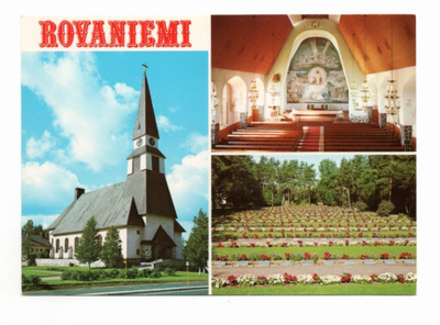 Rovaniemi: kirkko ja sankarihaudat