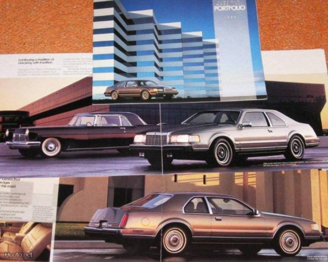 1988 Lincoln Mark VII PRESTIGE esite - KUIN UUSI - 20 sivua