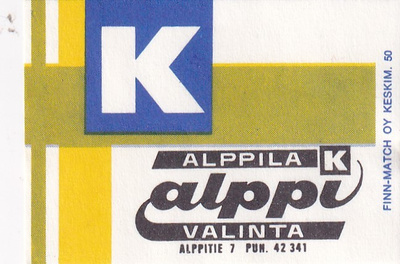 Alppila, alppi valinta , Kesko    4/16