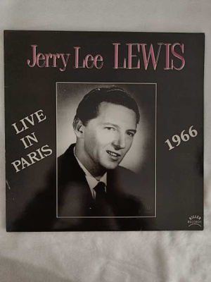JERRY LEE LEWIS - LIVE IN PARIS 1966 LP UNOFFICIAL RELEASE