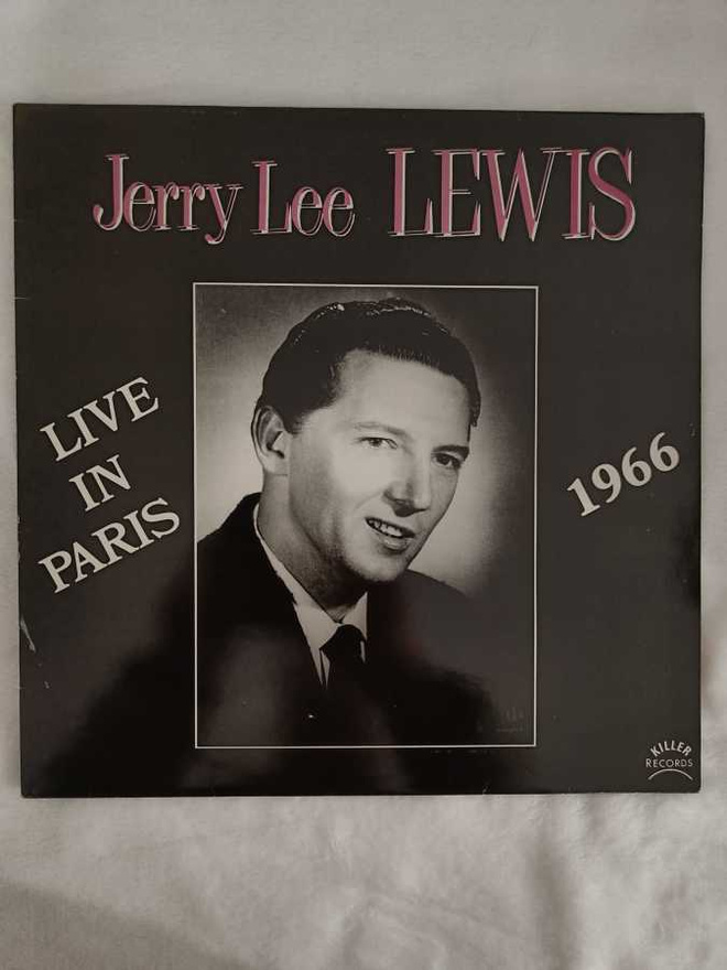 JERRY LEE LEWIS - LIVE IN PARIS 1966 LP UNOFFICIAL RELEASE