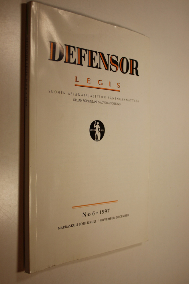 Defensor legis : Suomen asianajajaliiton äänenkannattaja ...