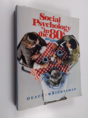 Kay Deaux : Social psychology in the 80s
