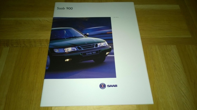 Esite Saab 900 NG 1994 , uusi sukupolvi, sis. myös Turbo