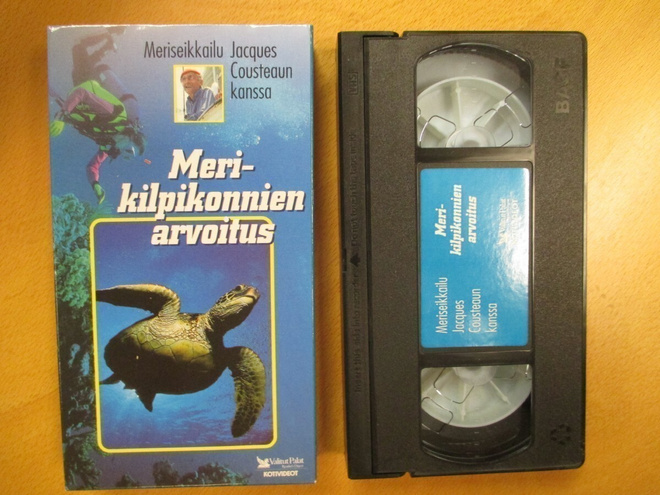 Jacques Cousteau - Merikilpikonnien arvoitus (vhs)