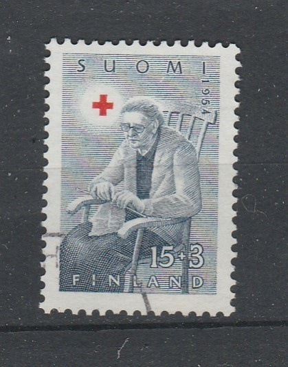 Suomi 1954, PR merkki 15mk+3mk,  , leimattu